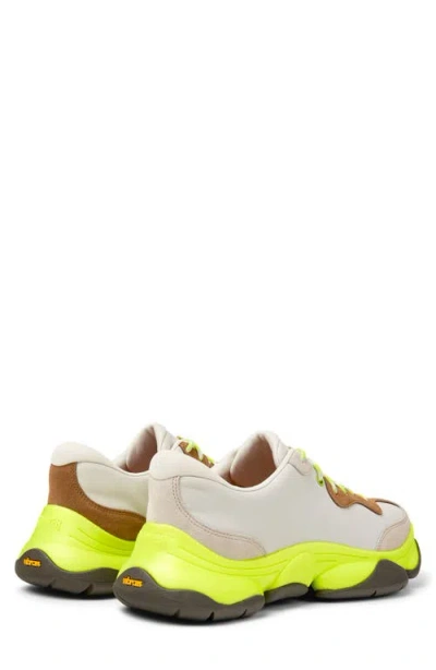 Camper Tws Leather Sneaker In Metallic