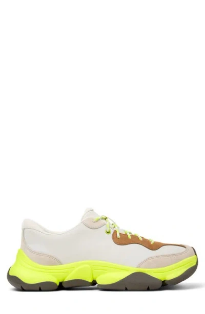 Camper Tws Leather Sneaker In Metallic