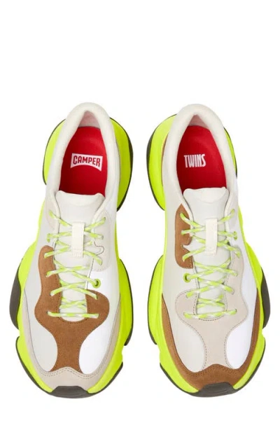 Camper Tws Leather Sneaker In Metallic