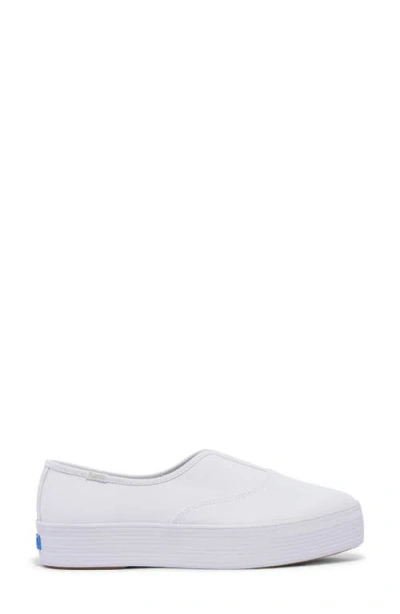 Keds ® Point Platform Slip-on Sneaker In White