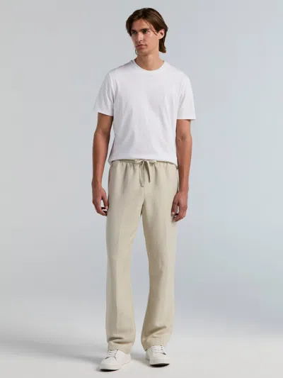Perry Ellis Men's Straight Leg Pull-on Drawstring Pants In Neutral