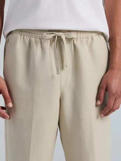 Perry Ellis Men's Straight Leg Pull-on Drawstring Pants In Neutral