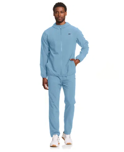 Reebok Men's Regular-fit Woven Pants In Blue