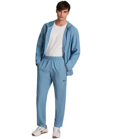 Reebok Men's Regular-fit Woven Pants In Blue