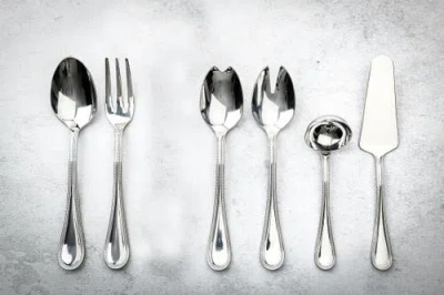 Mepra Perla Flatware Set In Silver