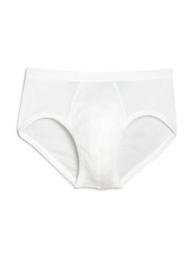 Shop Hanro Cotton Pure Briefs In White