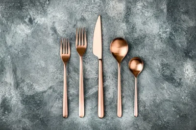Mepra Linea Flatware Set In Brown