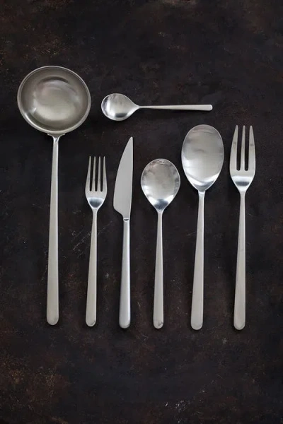 Mepra Linea Flatware Set In Silver