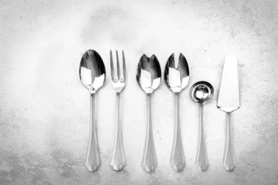 Mepra Leonardo Flatware Set In Silver