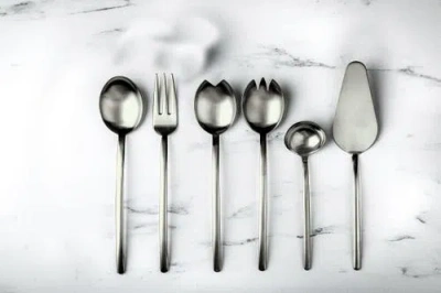 Mepra Due Flatware Set In Gray