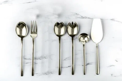 Mepra Due Flatware Set In Gold