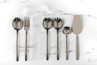 Mepra Due Flatware Set In Gray