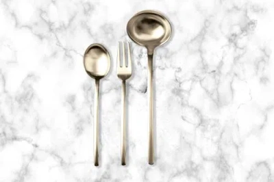 Mepra Due Flatware Set In Gold