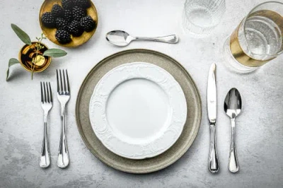 Mepra Raffaello Flatware Set In Silver