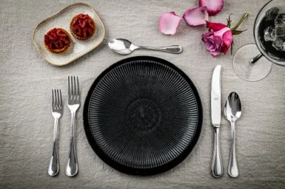 Mepra Boheme Flatware Set In Silver