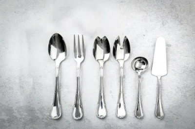 Mepra Raffaello Flatware Set In Silver