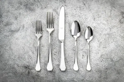 Mepra Moretto Flatware Set In Silver