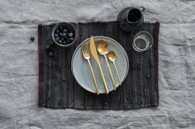 Mepra Due Flatware Set In Gold