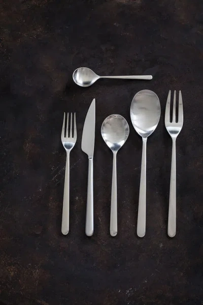 Mepra Linea Flatware Set In Silver