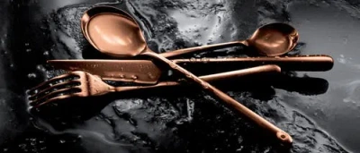 Mepra Linea Flatware Set In Brown
