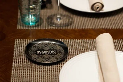 Mepra Uno Round Serving Tray In Silver