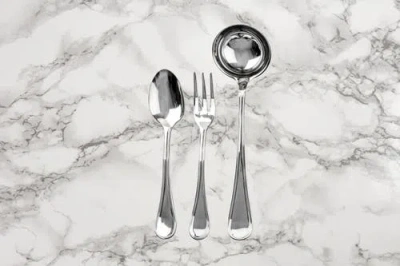 Mepra Boheme Serving Set In Silver