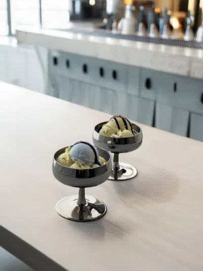Mepra Giotto Fruit Bowl In Silver