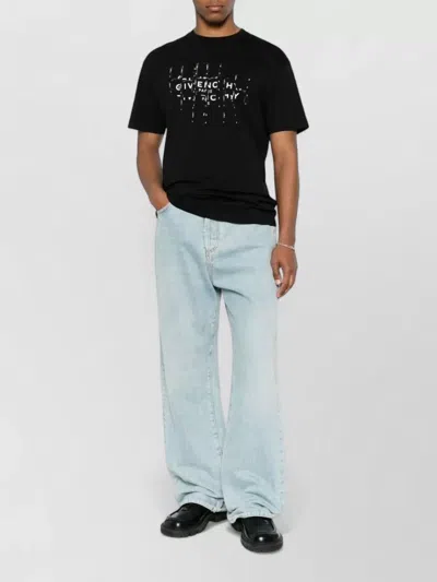 Givenchy Photographic Negative Logo Regular Fit Graphic T-shirt In Black