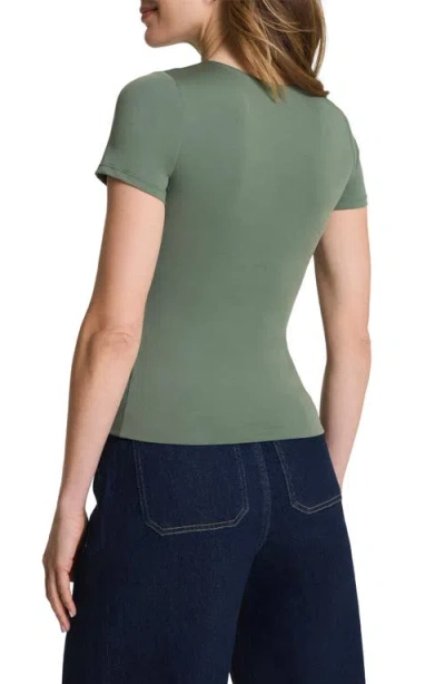 Spanx ® Smooth™ Jersey Crewneck T-shirt In Green