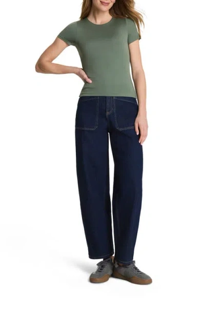 Spanx ® Smooth™ Jersey Crewneck T-shirt In Green