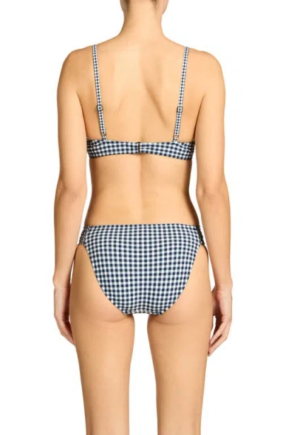Robin Piccone Brigitte Tie Front Underwire Bikini Top In Multi
