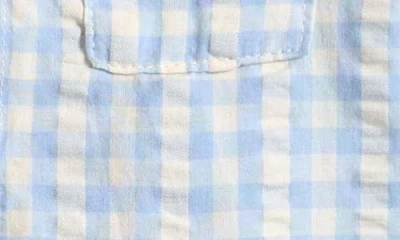 Little Planet Gingham Gauze Romper In Multi
