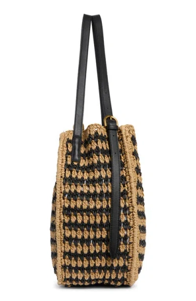 Rag & Bone Large River Raffia Tote In White