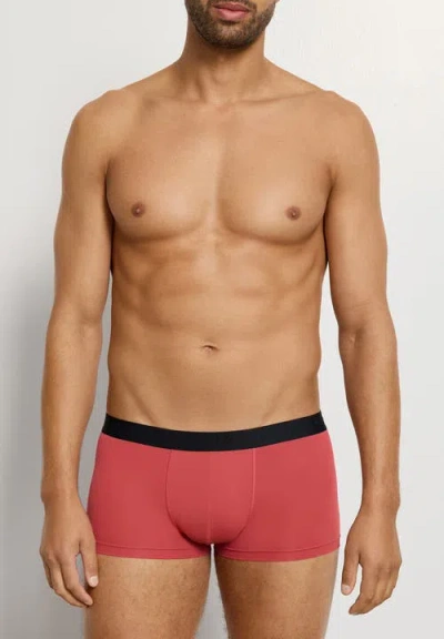 Hanro Micro Touch Boxer Brief In Red