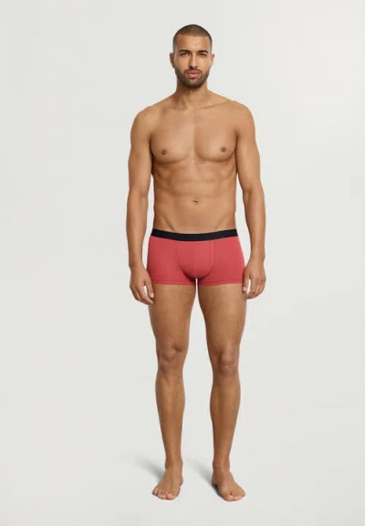 Hanro Micro Touch Boxer Brief In Red