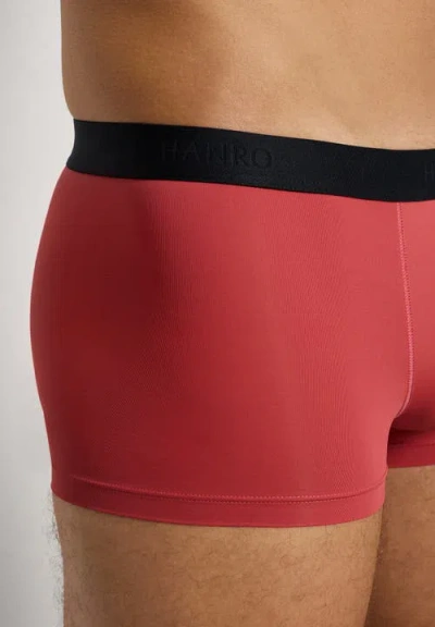 Hanro Micro Touch Boxer Brief In Red
