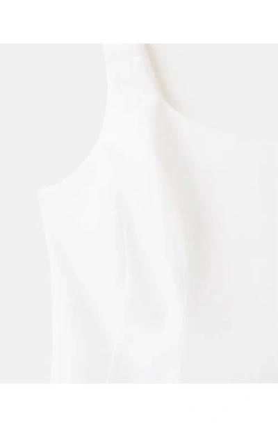 Mango A-line Dress With Open Back In White