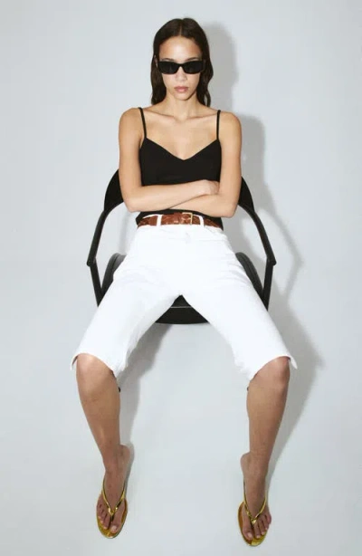 Mango Featuring Hailey Bieber Mimi Top In Black