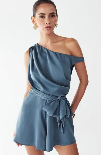 Willa Sky Romper In Blue