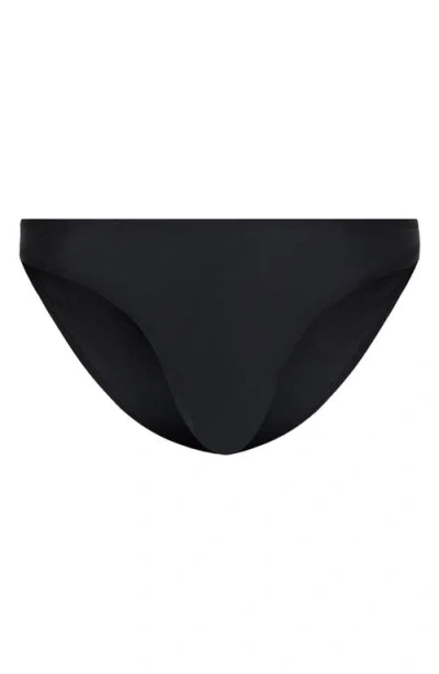 Milly Solid Margot Bikini Bottoms In Black