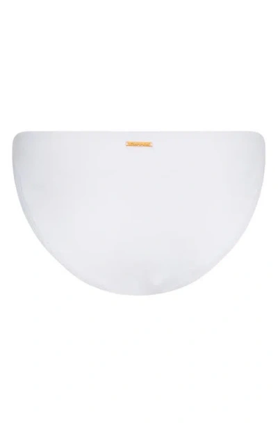 Milly Solid Margot Bikini Bottoms In White