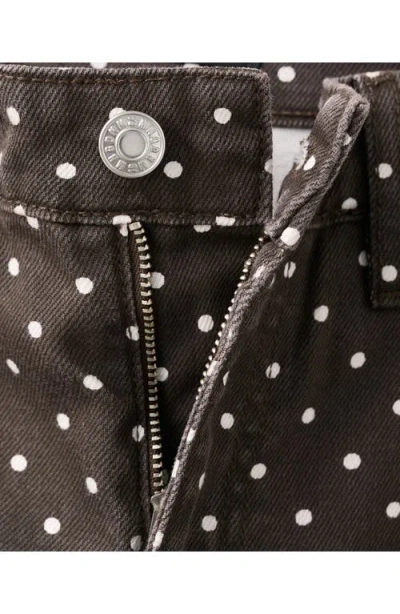 Mango Dot Balloon Jeans In Brown
