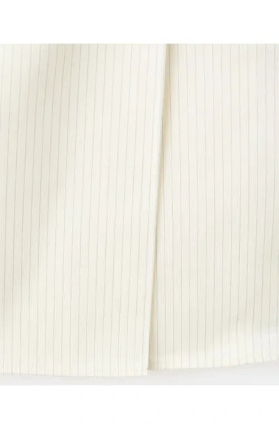 Mango Stripe Halter Top In White