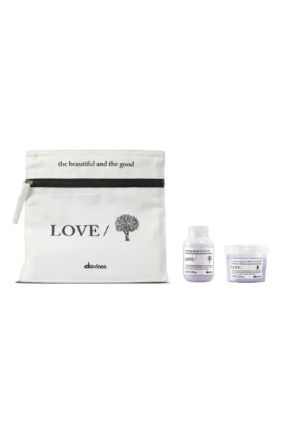 Davines Love Smoothing Discovery Kit In Transparent