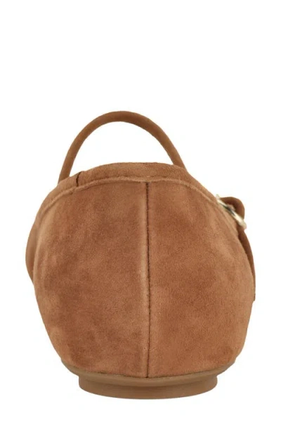 Nine West Classik Mary Jane Flat In Brown