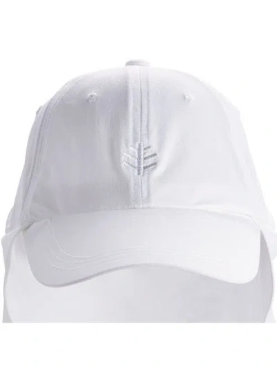 Coolibar Pool Cap With Neck Drape In White
