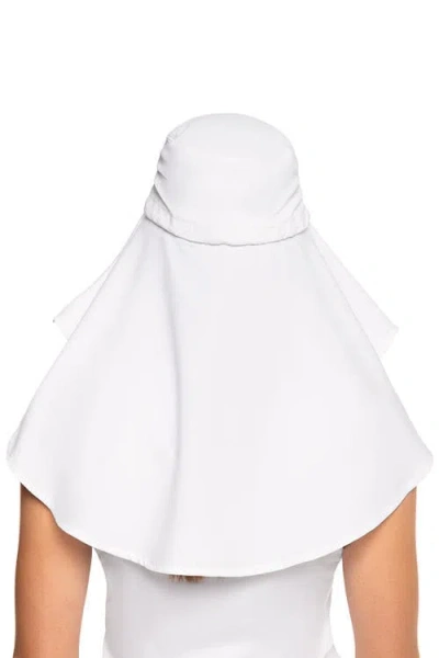 Coolibar Full Coverage Hat In White