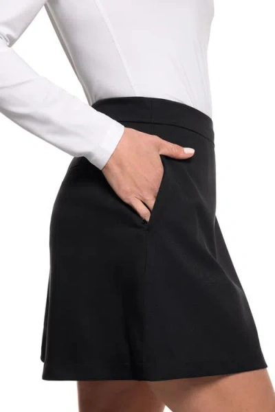 Coolibar High Short Golf Skort In Black