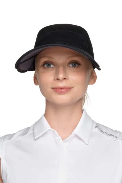 Coolibar Convertible Visor In Black