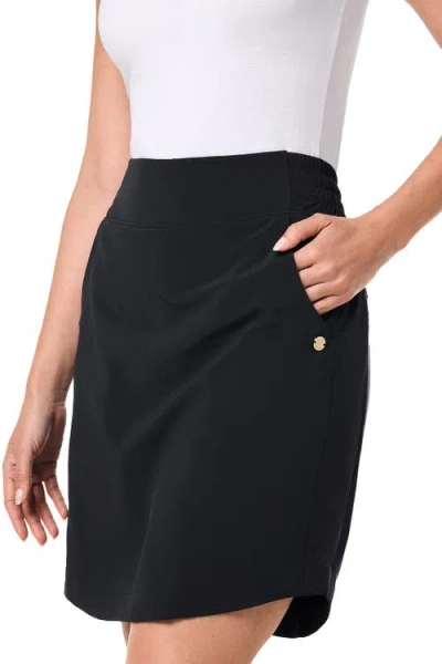 Coolibar High Short Golf Skort In Black